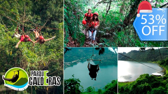 [Imagen:¡Paga Q140 en vez de Q295 por Día de Aventura con: Canopy de Laguna + Rápel + Columpio Gigante + Balsa con Remos + Caminata en Bosque Virgen!]