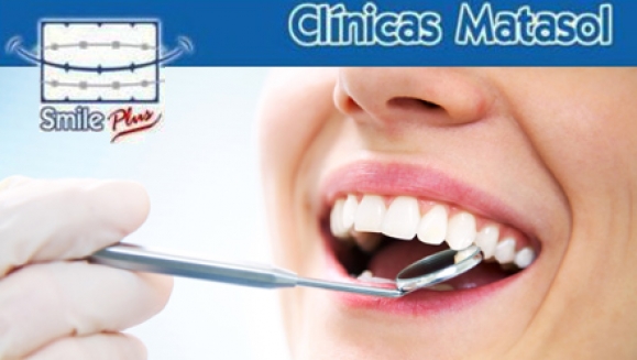 [Imagen:¡Paga $35 en lugar de $165 por Consulta y Diagnostico Buco-Dental + Limpieza con Ultrasonido + Aplicación de Flúor + 2 rellenos Estéticos o 4 Sellantes de Fosas y Fisuras en Clínicas Matasol! Recibe 30% de descuento adicional en otros tratamientos]