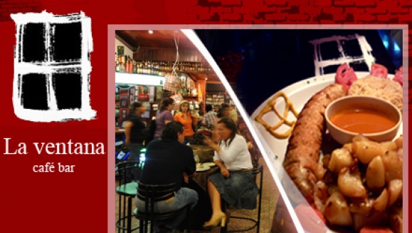 [Imagen:¡Paga $7 y consume $14 en todo el exquisito menú internacional de La Ventana Café!]
