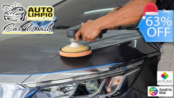 [Imagen:¡Paga Q149 en Lugar de Q400 por Mantenimiento y Restauración de Brillo de Pintura Automotriz con SONAX  + Lavado + Aspirado + Siliconeado + Limpieza de Silvines + Restaurador de Plasticos!]