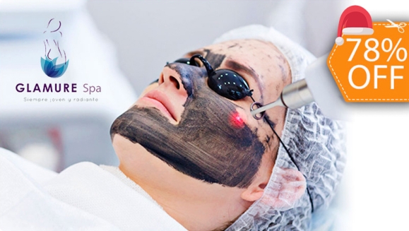 [Imagen:¡Paga $19 en Vez de $85 por Novedoso Facial de Rejuvenecimiento “Hollywood Peel” con Microdermoabrasión con Punta de Diamante + Aplicación de Láser + Mascarilla de Carbón Activado + Extracción de Puntos Negros + Exfoliación + Hidratación y Más!]