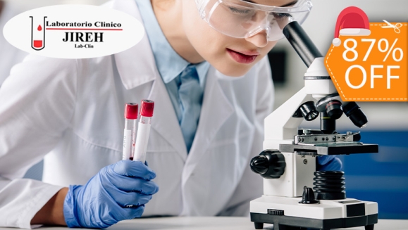 [Imagen:¡Paga $15 en Lugar de $136  y Elige 1 Entre 10 Perfiles de Exámenes de Laboratorio Clínico: General, Renal, Hepático, Tiroideo, Diabético, y Otros!]