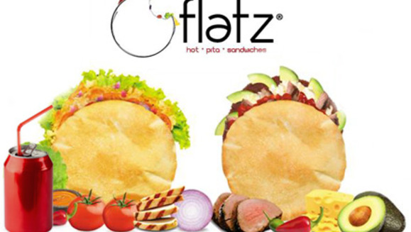 [Imagen:¡Paga $7 en lugar de $14.25 por 3 pitas + 3 sodas en Flatz a Pita Place!]
