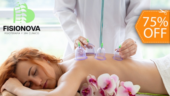 [Imagen:¡Paga $10 en Lugar de $40 por Masaje Fisioterapéutico + Cupping en la Espalda o Aplicación de Compresas Calientes!]