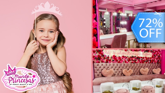[Imagen:¡Paga Q99 en vez de Q350 por Servicios de Salón y Glamour Para Tu Princesa: Corte de Cabello + Peinado con Glitter + Esmaltado de Uñas + Uso de Vestidos y Accesorios del Magic Closet + Fotografías Digitales en Cabinas Personalizadas y Más!]