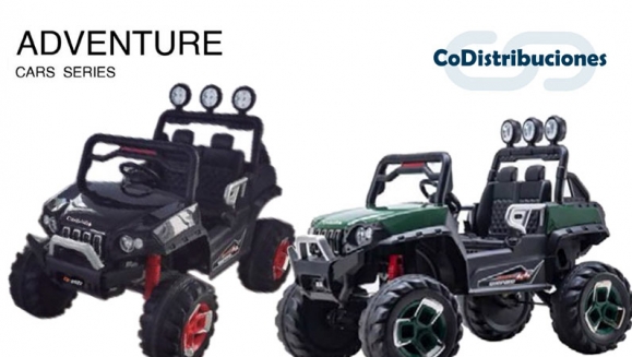 [Imagen:¡Paga Q3,199 en lugar de Q4,500 por Carro Eléctrico Tipo Jeep para Niño Marca CuteBabies Modelo ADVENTURE de Color a Elección entre Verde, Rojo, Blanco y Negro!]