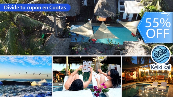 [Imagen:¡Vacaciones de Verano con Piscina y a la Orilla del Mar! ¡Paga Q9,999 en Lugar de Q22,000 por Alquiler de 4 Noches en Hotel Privado para hasta 28 Personas!]