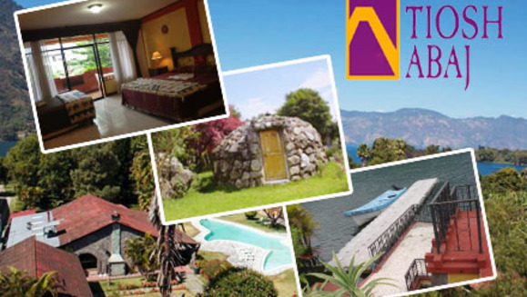 [Imagen:¡Paga Q599 en lugar de Q1264 por 2 Noches de Hospedaje en Habitación doble para 2 adultos y 2 niños con impuestos incluidos + Uso de instalaciones en Hotel Tiosh Abaj en el Lago de Atitlán!]