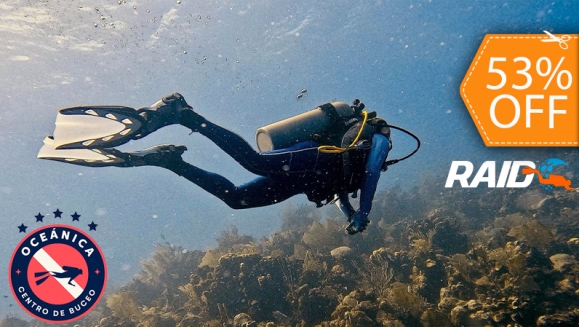 [Imagen:¡Paga $70 en Lugar de $150 por Curso de Buceo TRY DIVE en El Lago de Ilopango que Incluye: 2 Inmersiones en el Agua + Clase Teórica + Certificación Internacional RAID + Uso de Equipo Completo!]