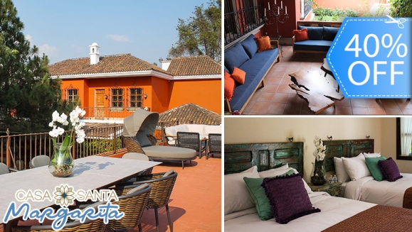 [Imagen:¡Paga Q699 en Lugar de Q1,170 por Escapada Relajante en Antigua Guatemala: Estadía para 2 Personas Durante 3 Días y 2 Noches!]