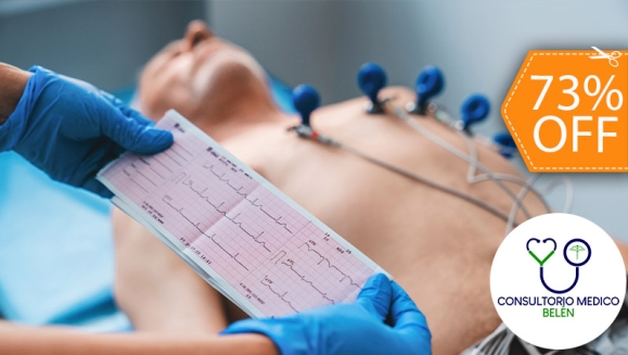 [Imagen:¡Paga $12 en Lugar de $45 por Electrocardiograma Interpretativo + Consulta Médica General Integral + Toma de Presión Arterial + + Examen de Glucosa + Evaluación Odontológica!]