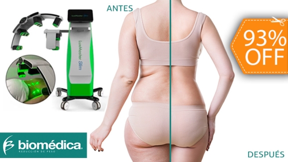 [Imagen:¡Paga $20 en Lugar de $300 por 18 Tratamientos Intensivos para Reducir Tallas, Moldear la Cintura y Tonificar el Abdomen con: 3 Sesiones de Fotobiomodulación + 3 Masajes Reductivos + 3 Drenajes Linfáticos + 3 Sesiones de Maderoterapia y Más!]