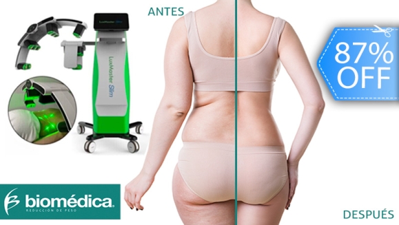 [Imagen:¡Paga Q199  en vez de Q1,500 por 18 Tratamientos Intensivos para Reducir Tallas, Moldear la Cintura y Tonificar el Abdomen con: 3 Sesiones de Nueva Fotobiomodulación + 3 Masajes Reductivos + 3 Drenajes Linfáticos + 3 Sesiones de Maderoterapia y Más!]