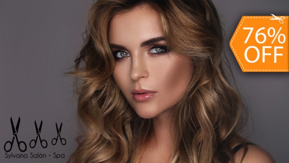 [Imagen:¡Paga $18 en Lugar de $75 por Mechas Balayage, Babylights o Tradicionales + Lavado + Secado o Planchado + Sellador de Color + Gotas de Finalización!]