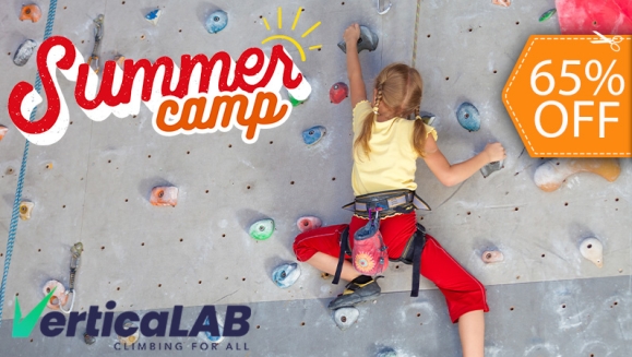 [Imagen:¡Vacaciones Divertidas para Los Chicos! ¡Paga $35 en Lugar de $100 por Summer Camp que Incluye: 12 Clases de Escalada + Matrícula + Alquiler de Zapatos + Acceso al Gimnasio!]