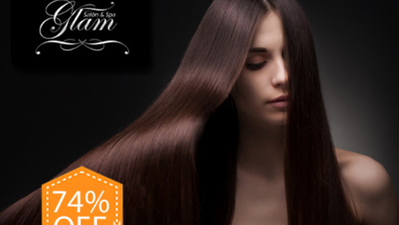 [Imagen:¡Paga $49 en lugar de $190 por Alisado Brasileño marca LU DE MELO + Mascarilla Brasileña + Facial Express + Secado + 2 Tratamientos Premium de Argán + Depilación de ceja con cera en Glam Salón y Spa!]