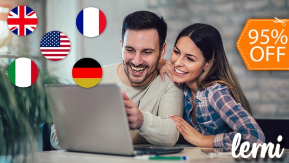 [Imagen:¡Paga $19 en Vez de $405 y Aprende hasta 4 Idiomas: 12 Meses de Curso Online Certificado de Idioma a Elección: Inglés, Alemán, Italiano o Francés + 12 MESES GRATIS DE OTRO CURSO!]