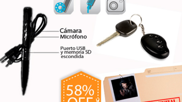 [Imagen:¡No todo lo que vez es lo que parece! ¡Paga Q190 en lugar de Q450 por Lapicero Espía o Llavero Espía para grabar video, audio o fotos!]