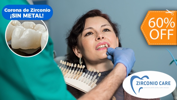 [Imagen:¡Paga $80 en Lugar de $200 por 1 Corona Dental de Zirconio + Limpieza Dental con Ultrasonido + 2 Sellantes + Evaluación de Cordales!]