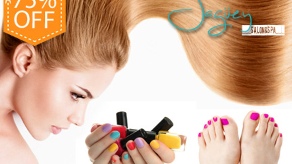 [Imagen:¡Paga $20 en lugar de $79 por Tratamiento de Keratina con Argán + Masaje Capilar + Lavado Hidratante + Corte o Limpieza de Puntas + Planchado o Secado + Manicure y Pedicure Spa + Facial con Fango + Depilación de cejas y bigote en Jagüey Salón y Spa!]