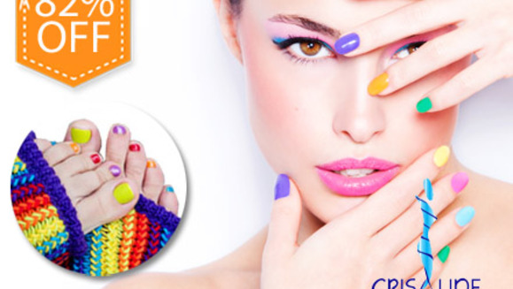 [Imagen:¡Paga Q79 en lugar de Q445 por Manicure y Pedicure Spa + Esmalte en uñas de Manos y Pies + Facial de Limpieza + Mascarilla de Colágeno y Vitamina E en Crisalide Center Salon y Spa!]
