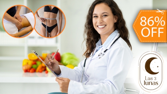 [Imagen:¡Paga $25 en Lugar de $175 por 4 Masajes Reductivos o Relajantes + 1 Consulta Nutricional Presencial + Evaluación de Composición Corporal + Plan de Alimentación de Adaptación + 35% de Descuento en TODAS Las Siguientes Consultas!]