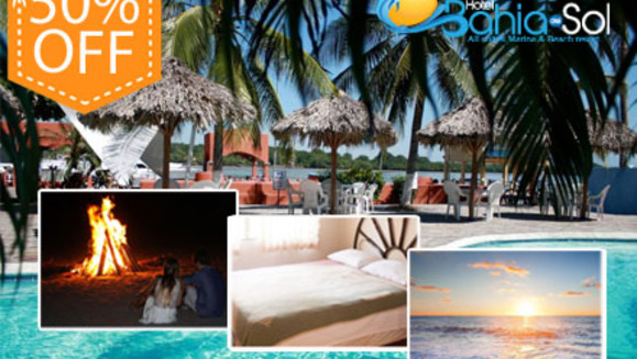 [Imagen:¡No esperes más para disfrutar del verano! ¡Paga $59 en lugar de $118 por Estadía de 1 noche para 2 adultos y 2 niños o 3 adultos en habitación sencilla con Desayunos Incluidos en Hotel Bahía del Sol!]