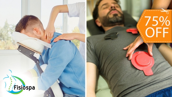 [Imagen:¡Paga $10 en Lugar de $40 por Paquete Relajante a Elección: A) Masaje Relajante + Ajuste Quiropráctico o B) Masaje Relajante + Terapia de Imanes!]