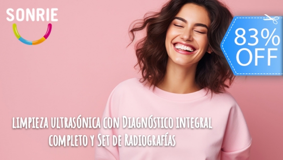 [Imagen:¡Paga Q199 en Lugar de Q1,198 por Limpieza Ultrasónica Profunda + Diagnóstico Integral Completo con Cámara 3D + Set de Radiografías que Incluye: Periapicales, Panorámica y CBCT + Evaluación con Odontólogo!]
