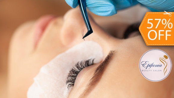 [Imagen:¡Paga $15 en Lugar de $35 por Pestañas Pelo a Pelo a Elección Entre: Set Natural, Efecto Rímel o Híbridas + Depilación de Cejas!]