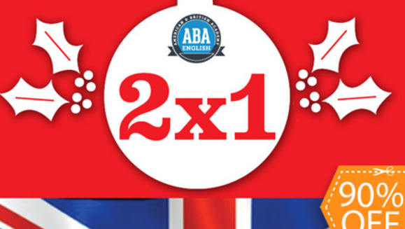 [Imagen:¡Esta navidad comparte el éxito! ¡Paga $35 en lugar de $359 por paquete DOBLE de 12 meses de clases de inglés en línea con ABA English!]