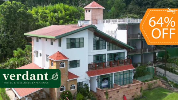 [Imagen:¡Regálate un Respiro! ¡Paga $90 en Lugar de $247.80 por 1 Noche para 2 Personas en Verdant Hotel + 2 Desayunos a La Carta!]