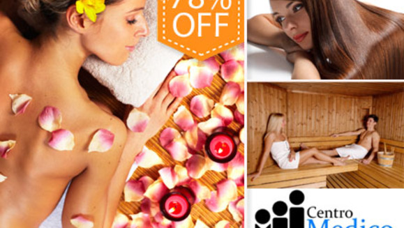 [Imagen:¡Paga $16 en vez de $72 por día de relajación con: Sauna + Spinalator + Masaje Relajante o Quiropráctico + Facial Hidratante + Paquete de belleza (lavado, sellador, tratamiento, secado) o Corte y Limpieza de barba en Centro Médico-Belleza Integral!]