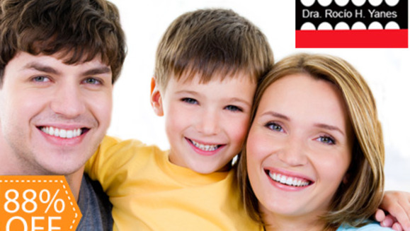 [Imagen:¡Paga $20 en lugar de $170 por 2 Rellenos Estéticos + Consulta Odontológica + Diagnóstico Buco-Dental + Limpieza Dental con Ultrasonido + Pulido Dental a base de bicarbonato + Aplicación de Flúor en Clínica Dental Yanes!]