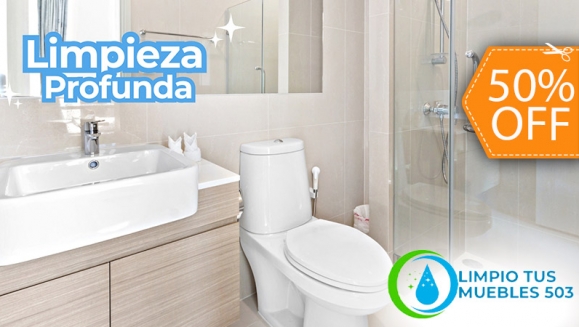 [Imagen:¡Paga $30 en Lugar de $60 por Limpieza y Desincrustación Profunda de Baño: Ducha, Inodoro, Lavamanos y Piso!]