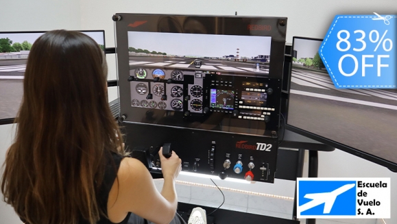 [Imagen:¡Paga Q149 en Lugar de Q864 por Entrenamiento Práctico para Piloto Aviador Privado: 1 Hora en Simulador de Vuelo + 15 Minutos de Procedimiento Pre-Vuelo en Aeronave Real + Certificado de Participación!]