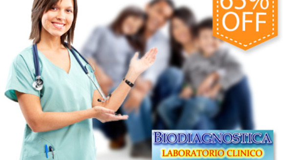 [Imagen:¡Paga $22 en vez de $62 por un Chequeo Médico General Ejecutivo que incluye: Glucosa, Colesterol, Triglicéridos, Acido Úrico, Creatinina, Hemograma Completo y más en Biodiagnostica Laboratorio Clínico!]