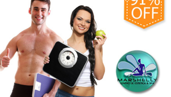 [Imagen:¡Paga $39 en lugar de $435 por paquete reductor y moldeador que incluye: 3 Liposucciones sin cirugía + 5 Fajas Moldeadoras + 5 Masajes Reductores + 5 Vendas Quemadoras + 5 Vacumterapias Quemadoras + 2 Mesoterapias en Marshelly!]