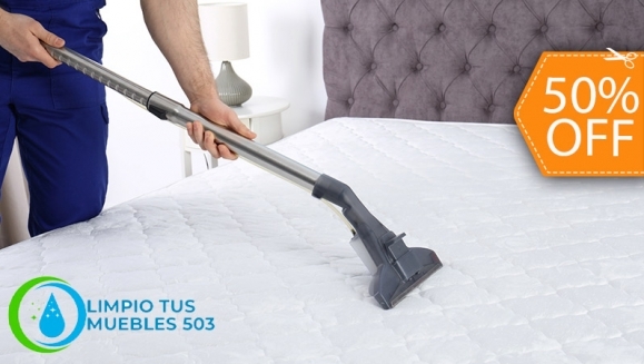 [Imagen:¡Paga $25 en Lugar de $50 por Lavado, Aspirado y Vaporizado de Colchón hasta Tamaño King (1.90 x 2.00 mts)!]