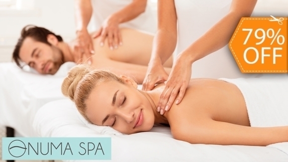 [Imagen:¡Paga $22 en Lugar de $104 por 2 Masajes Relajantes + 2 Descontracturantes Cervicales + 2 Limpiezas Faciales con Exfoliación de Arándanos y Mascarillas Purificantes de Arcilla y Menta + 2 Masajes en Camilla Termo-Jade o 2 Saunas Infrarrojos!]