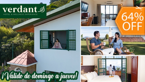 [Imagen:¡Estadía en Boquerón! ¡Paga $90 en Lugar de $247.80 por 1 Noche para 2 Personas en Verdant Hotel + 2 Desayunos a La Carta! ¡Válido de Domingo a Jueves!]