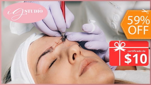 [Imagen:¡Paga $65 en Lugar de $160 por Microblading + Diseño de Cejas + Depilación de Cejas + Certificado de $10 en Cualquier Servicio!]