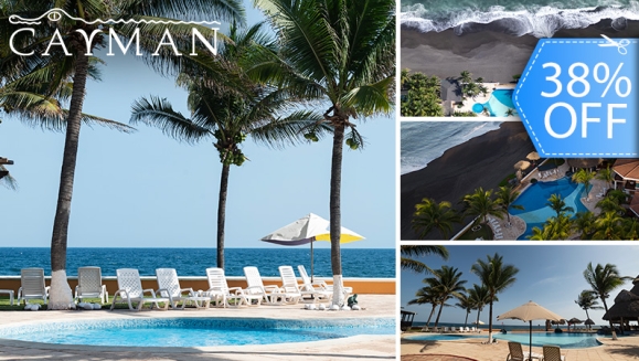 [Imagen:¡Vive un Día de Sol, Mar y Sabor en Monterrico! ¡Paga Q250 en Vez de Q400 por Day Pass para 2 Personas + Q75 Consumibles en El Menú Abierto del Restaurante de en Hotel Cayman Suites!]