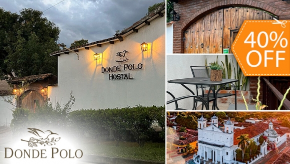 [Imagen:¡Paga $42 en Lugar de $70 por Estadía de 1 Noche para 2 Personas en Hostal Donde Polo!]