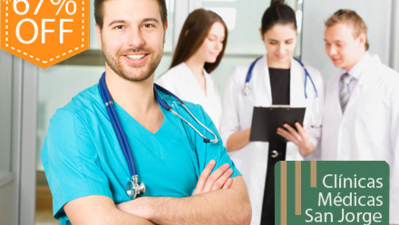 [Imagen:¡Paga $15 en vez de $45 por Consulta Médica General Integral + Electrocardiograma Interpretativo + Examen de Glucosa en Clínicas Médicas San Jorge!]