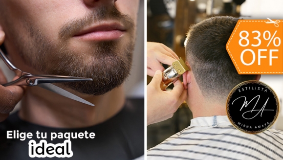 [Imagen:¡Paga $10 en Lugar de $60 por Servicio a Elección: A) 4 Cortes de Cabello + 4 Lavados + 4 Aplicaciones de Producto + Bebida de Cortesía o B) 2 Cortes de Cabello + 2 Recortes de Barba + 2 Lavados + 2 Aplicaciones de Producto + Bebida de Cortesía!]