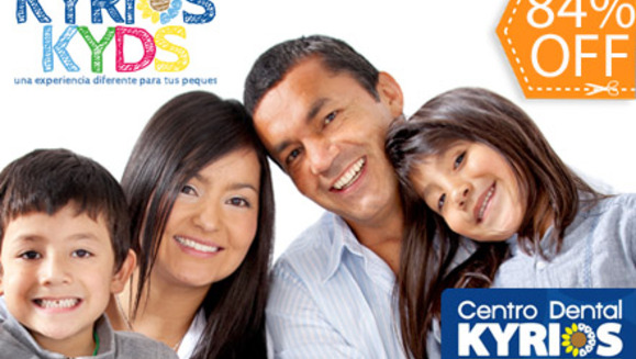 [Imagen:¡Paga Q89 en lugar de Q550 por profilaxis dental (desmanchado dental, eliminación de sarro con ultrasonido y eliminación de placa) + aplicación tópica de flúor + examen diagnóstico en Centro Dental Kyrios!]