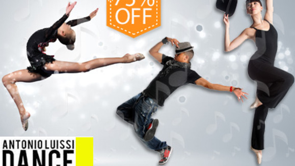 [Imagen:¡Paga Q149 en vez de Q600 por un mes de clases de baile de cualquier especialidad + inscripción en Antonio Luissi Dance Studio San Cristóbal!]