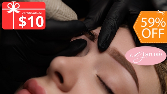 [Imagen:¡Paga $65 en Lugar de $160 por Microblading + Diseño de Cejas + Depilación de Cejas + Certificado de $10 en Cualquier Servicio de la Clínica!]