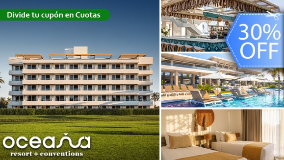 [Imagen:¡Nueva TORRE FAMILIAR de Oceana Resort con TODO INCLUIDO! ¡Paga Q2,465 en Lugar de Q3,520 por Exclusiva de Estadía para 2 Adultos y 2 Niños en Habitación Familiar! ¡Solo 40 Cupones Disponibles!]